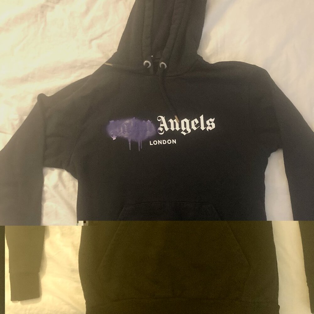 Palm Angels Spray Logo Hoodie